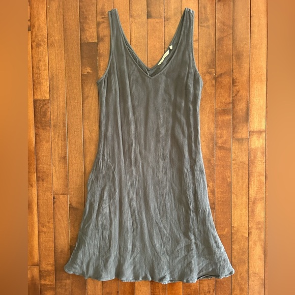 Soft Surroundings Charcoal Sleeveless Gauze Dress Size XS - Picture 9 of 10